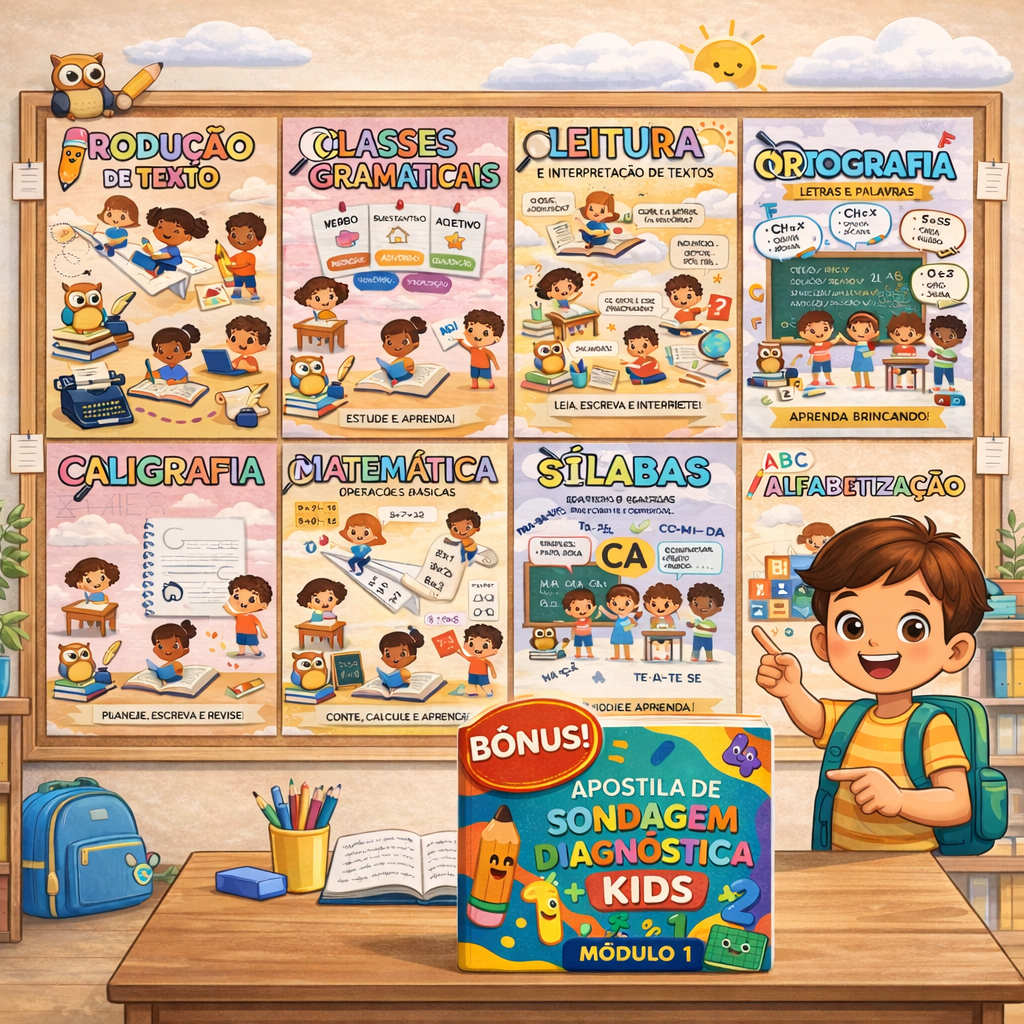 Kit com 3.000+ Atividades Pedagógicas