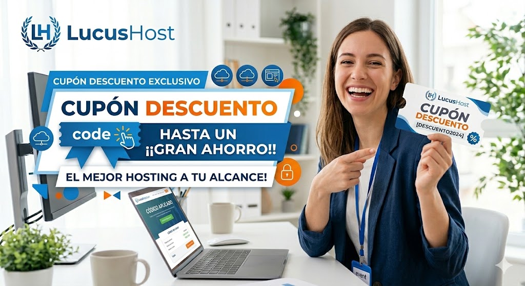 Cupón descuento Lucushost