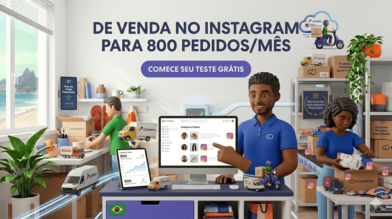 Loja de moda online criada com Nuvemshop no Brasil