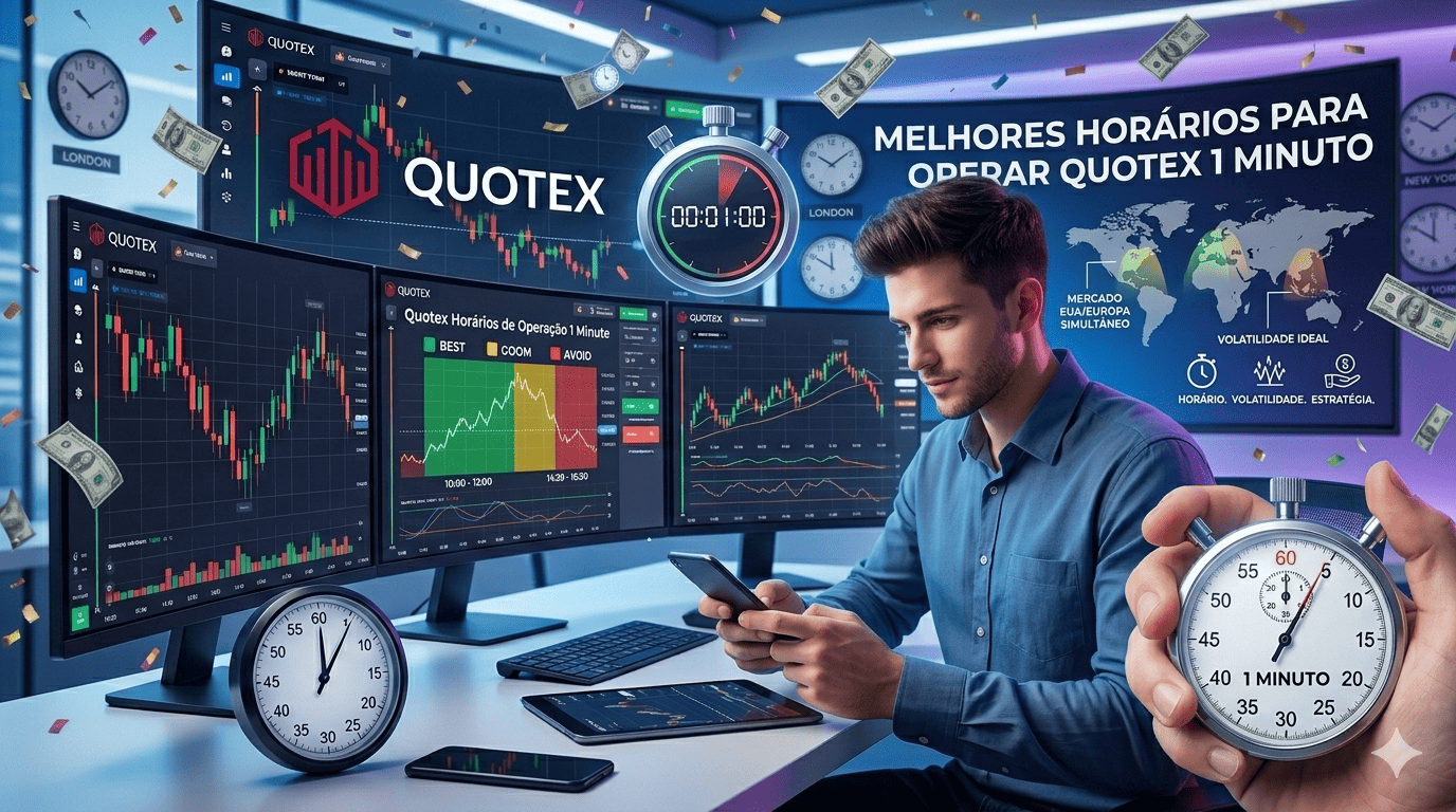 Melhores horários para operar no Quotex
