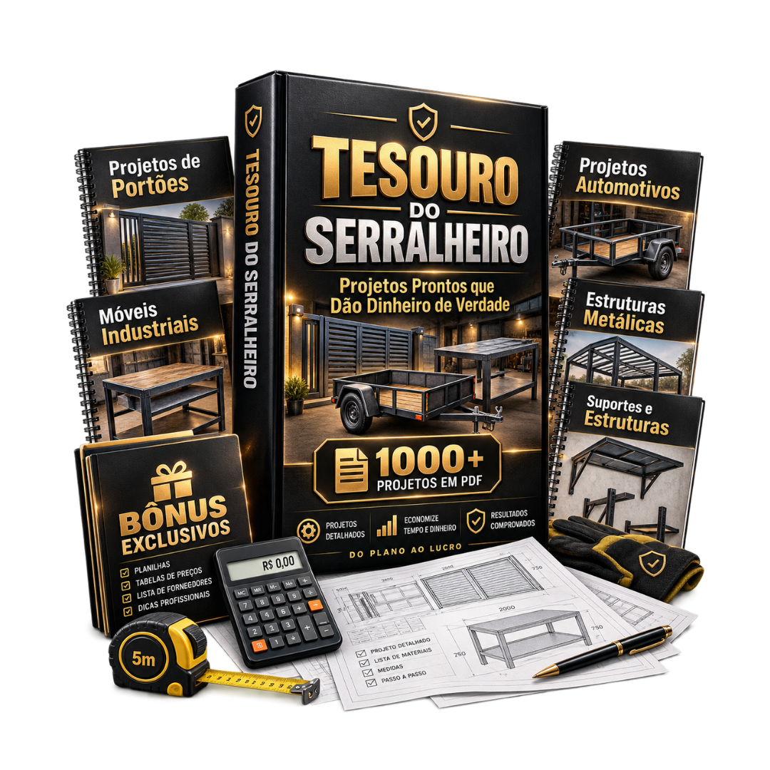 Pack completo Tesouro do Serralheiro