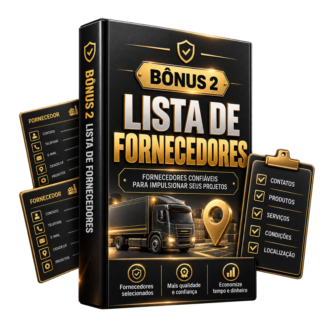 BÔNUS 2 — Lista de Fornecedores